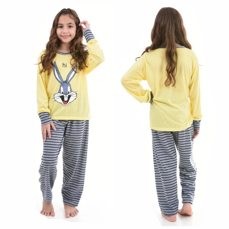 Pijama Infantil Feminino Longo Snoopy – Inverno Manga Longa - Imagem 2