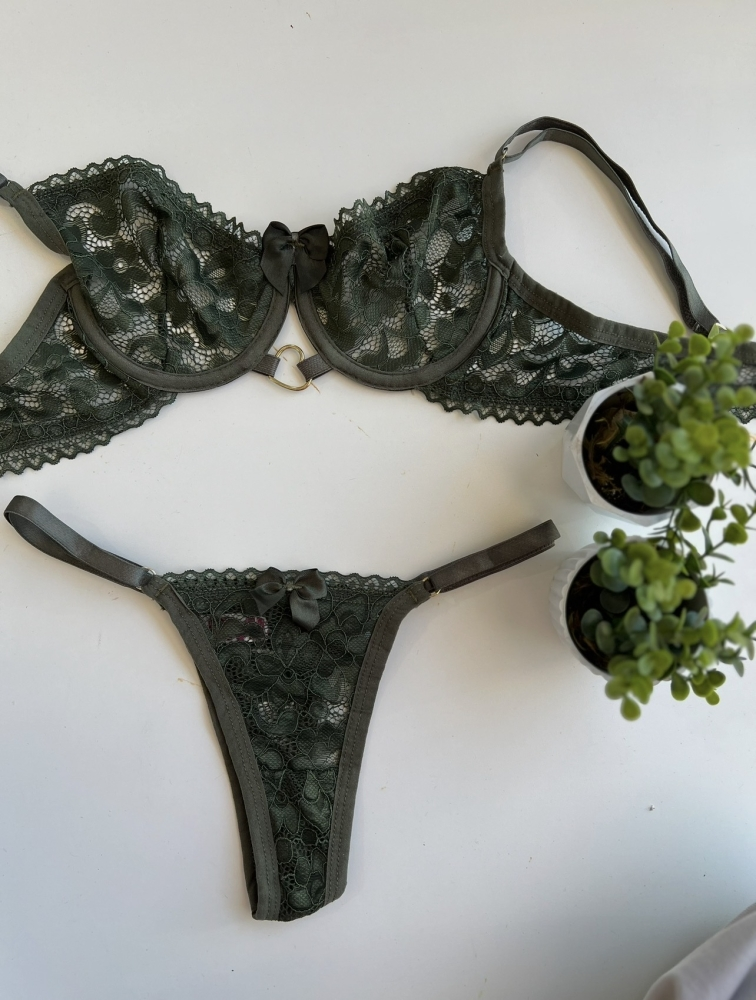 Conjunto com aro sem bojo tam.único