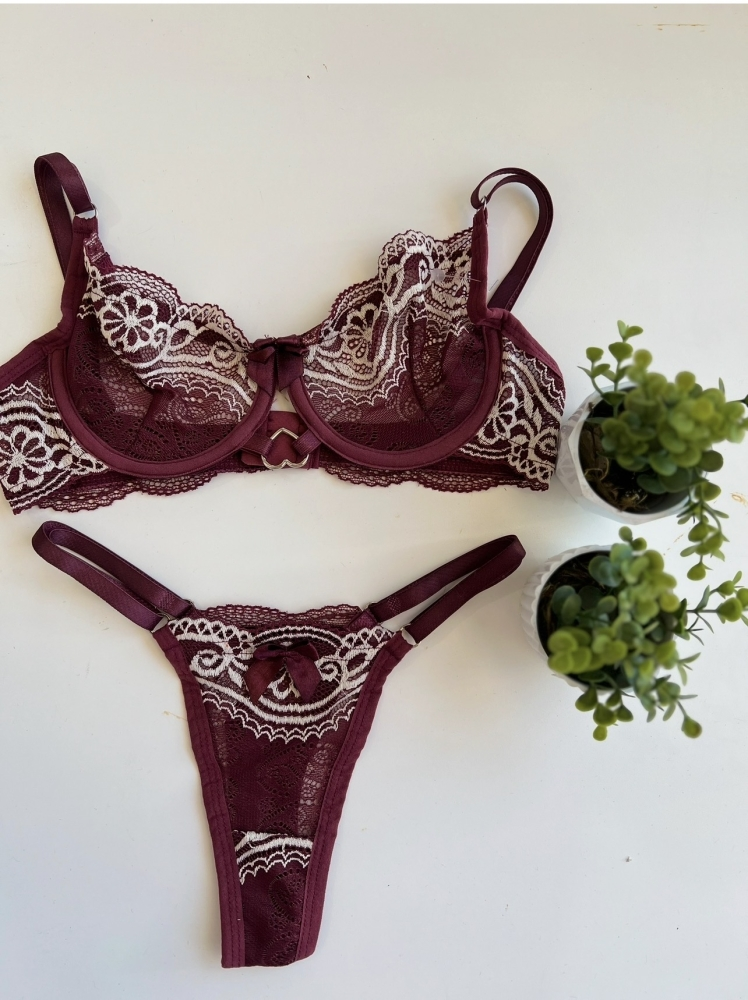 Conjunto com aro sem bojo