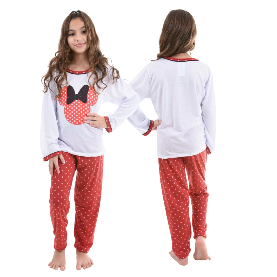 Pijama Infantil Feminino Longo Snoopy – Inverno Manga Longa - Imagem 6