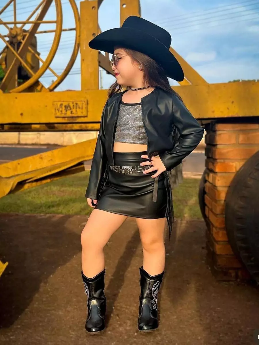 Conjunto Infantil Country Boiadeira – 2 Peças - Imagem 3