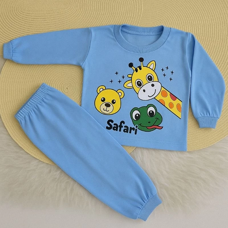 Conjunto Bebê Menino 100% Algodão Camiseta Manga Longa + Calça Inverno P ao GG - Imagem 7