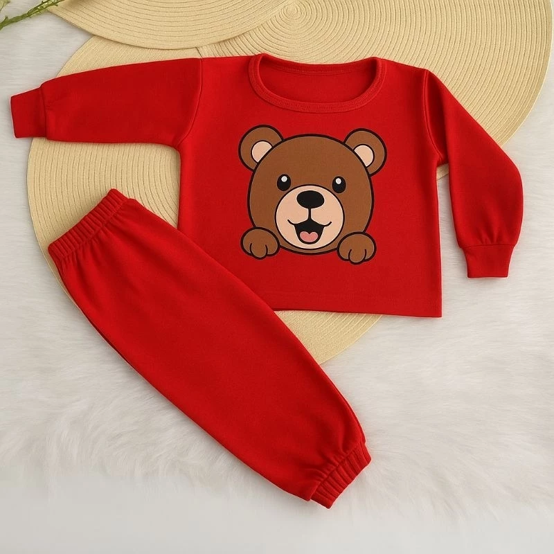 Conjunto Bebê Menino 100% Algodão Camiseta Manga Longa + Calça Inverno P ao GG - Imagem 11