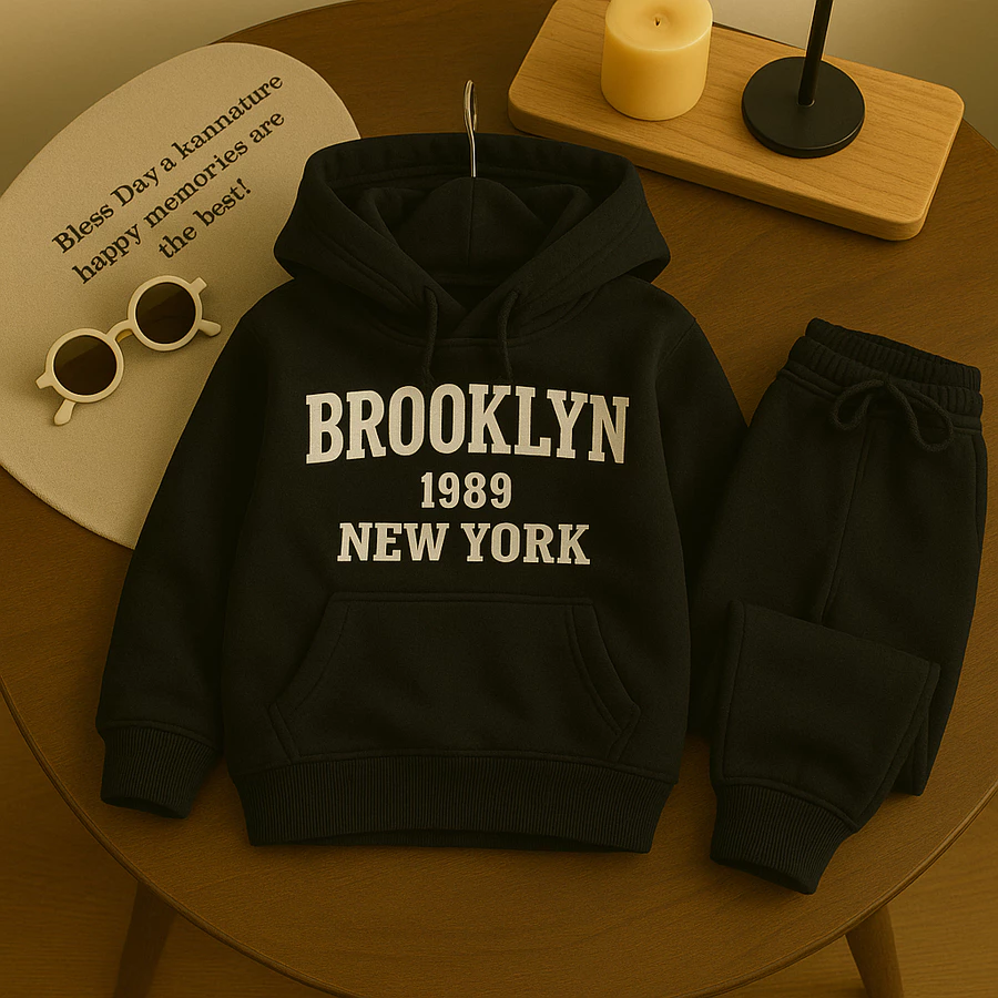 Conjuntinho Infantil Moletom Brooklyn - Imagem 4