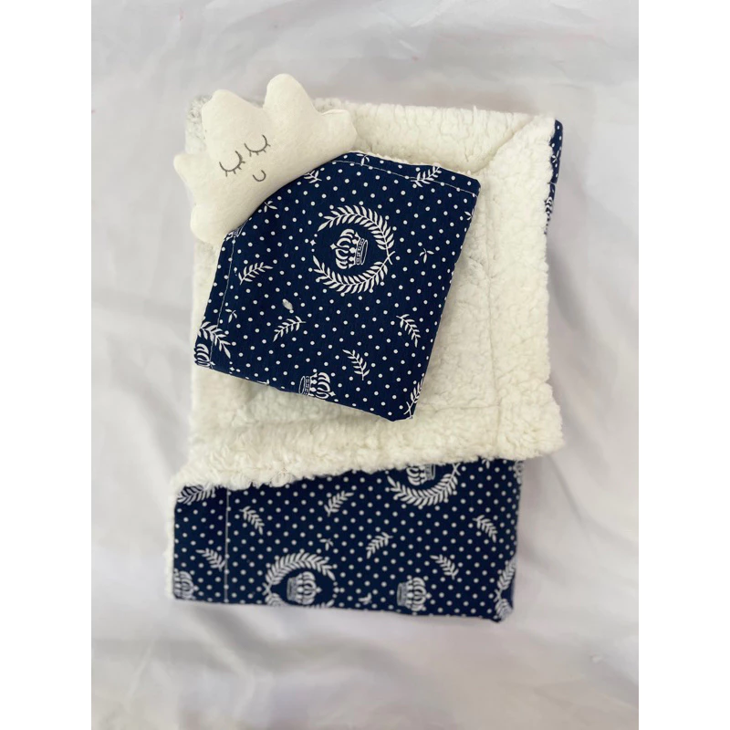 kit Manta Sherpa + Naninha para Bebê (menino/menina) - Imagem 5