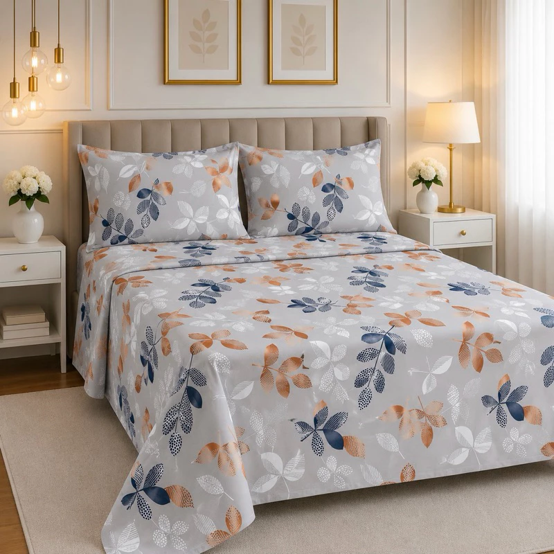 Jogo de Cama Queen 500 Fios Percal Toque Algodão – 3 Peças - Imagem 2