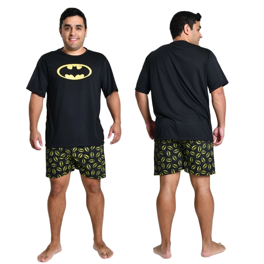 Pijama Masculino Premium Super Pai – Manga Curta com Short - Imagem 4