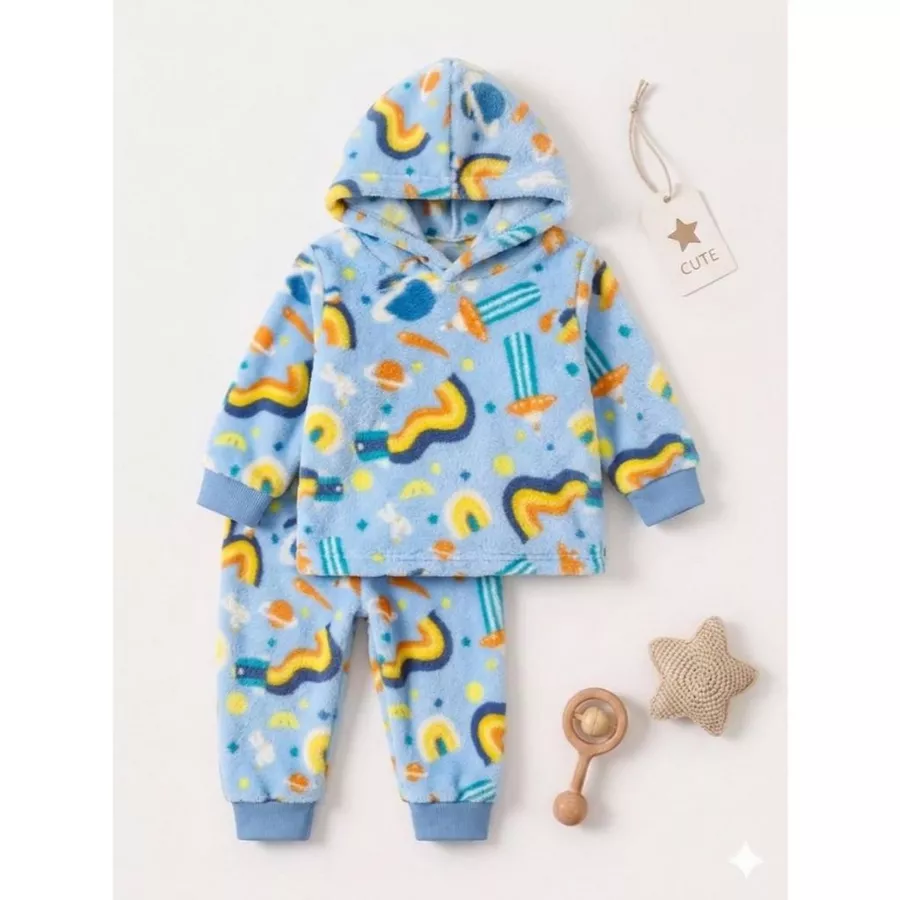 Conjuntinho de Frio de Microfibra e Moletinho (Bebê G, 1 e 2 anos) - Imagem 11