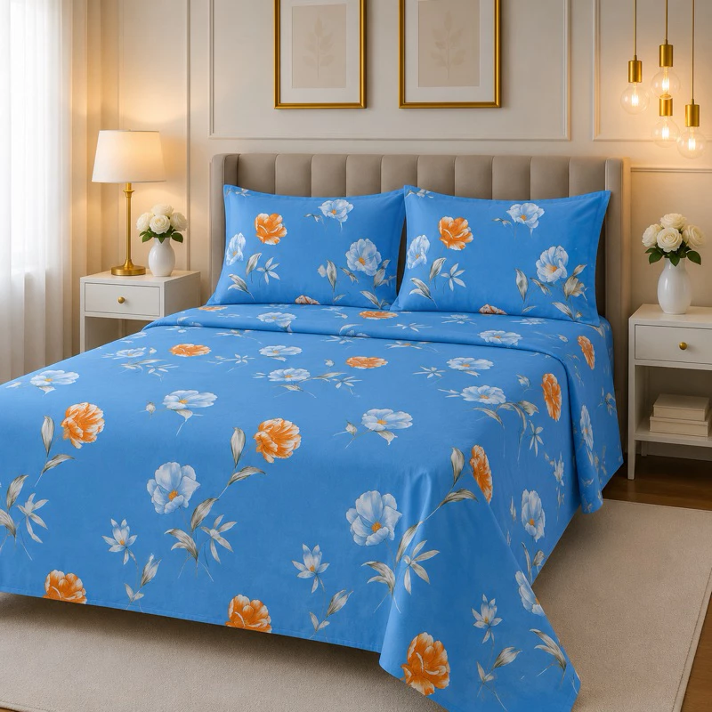 Jogo de Cama Queen 500 Fios Percal Toque Algodão – 3 Peças - Imagem 3