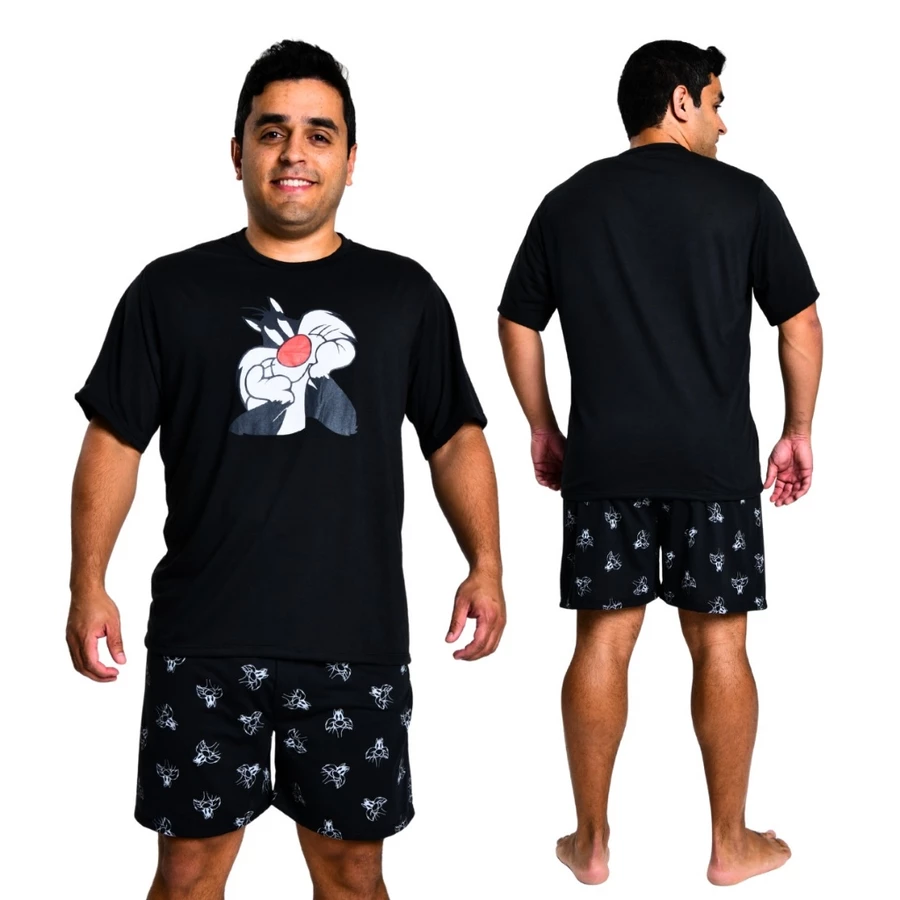 Pijama Masculino Premium Super Pai – Manga Curta com Short - Imagem 6