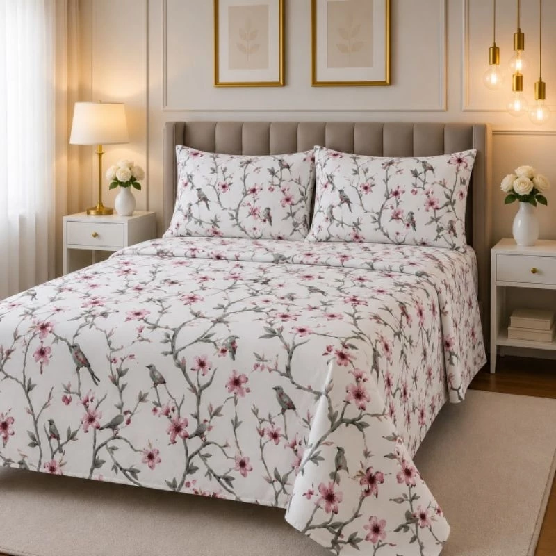 Jogo de Cama Queen 500 Fios Percal Toque Algodão – 3 Peças - Imagem 8