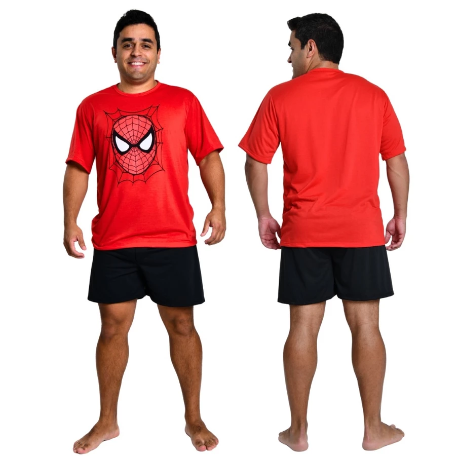 Pijama Masculino Premium Super Pai – Manga Curta com Short - Imagem 7