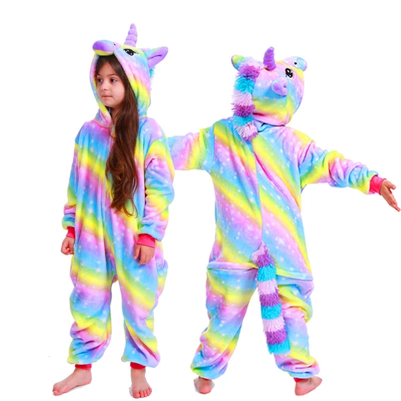 Pijama Infantil Dinossauro Unicórnio Animal Inverno - Imagem 9