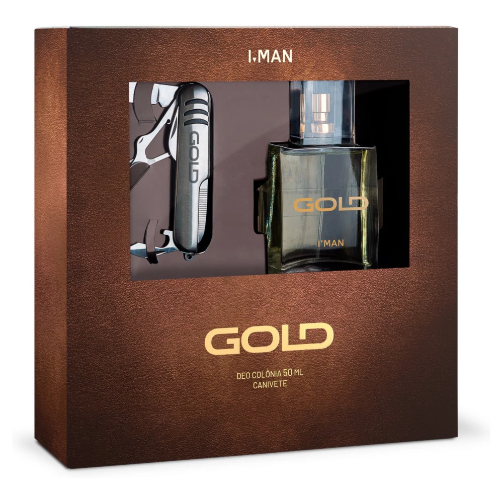 Kit Gold Deo Colônia + Canivete 50ml - Ciclo