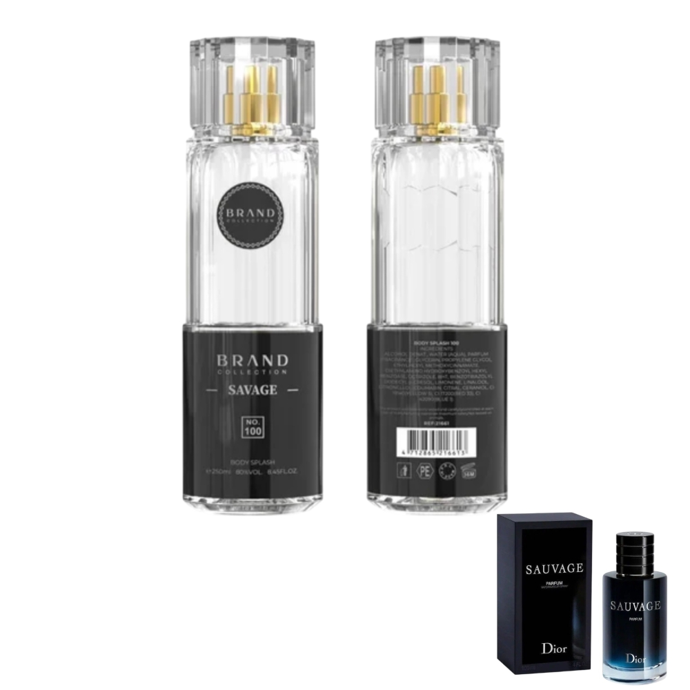 Body Splash Savage Masculino 100 250ml - Brand Collection