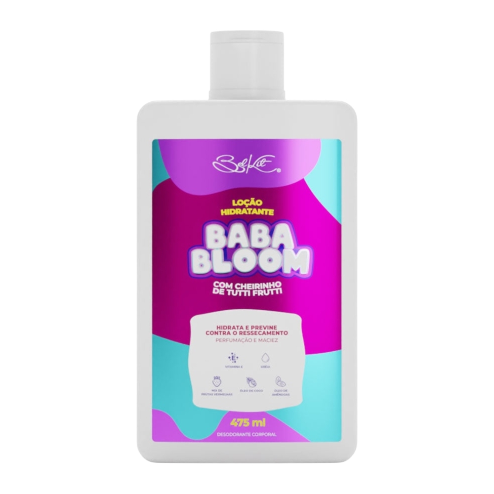 Loção Hidratante Bababloom Cheirinho de Tutti Frutti 475ml - Belkit