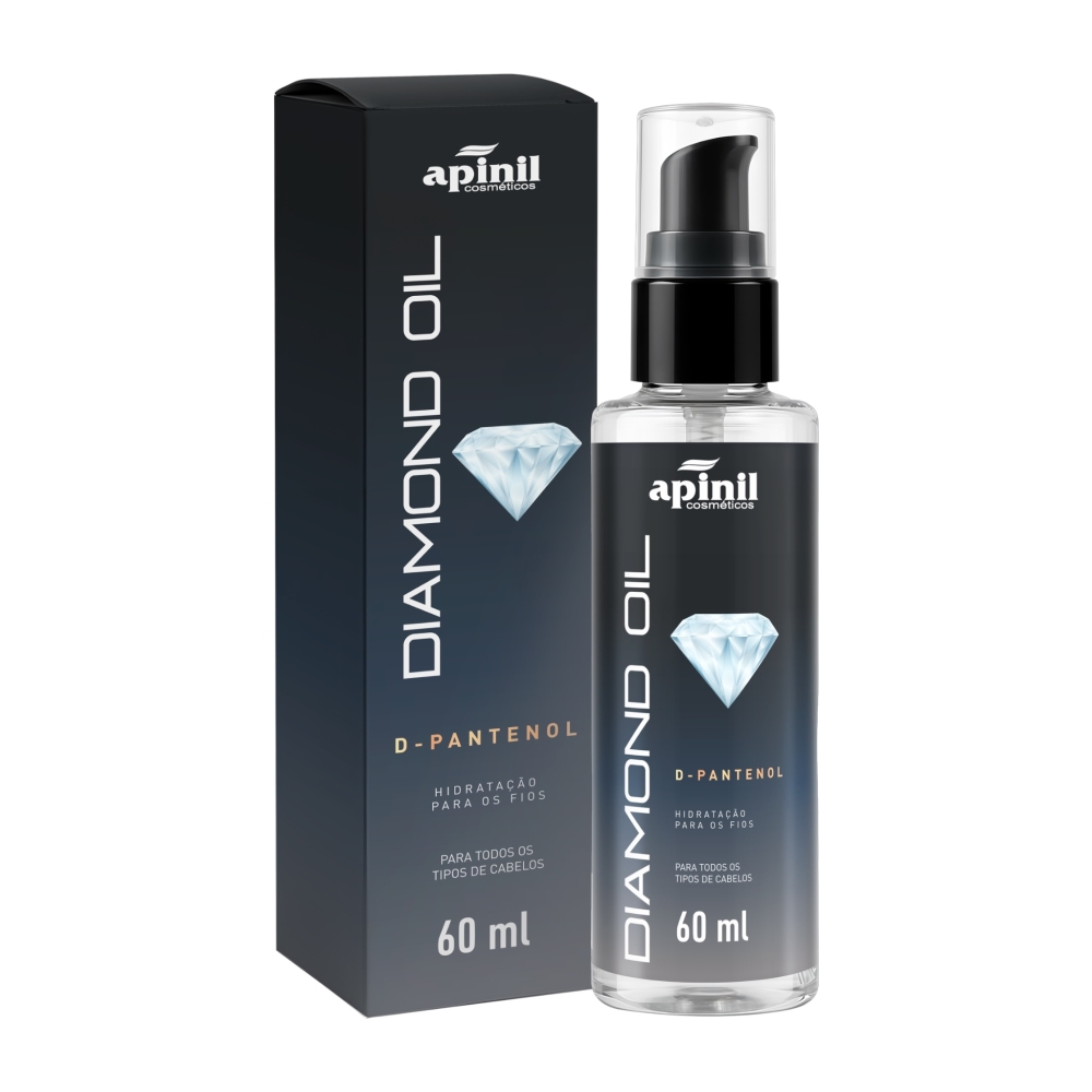 Óleo Reparador de Pontas Diamond 60ml - Apinil