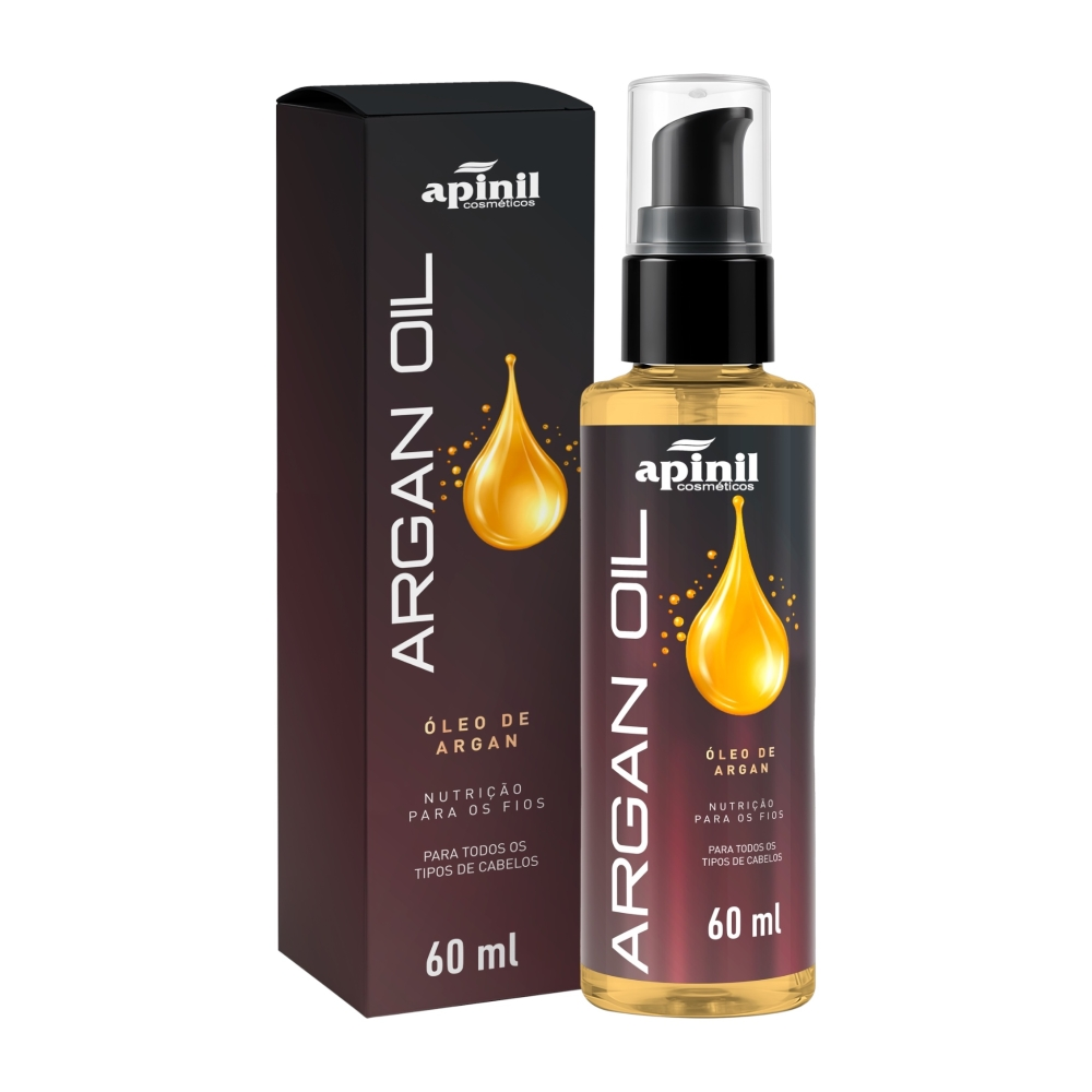 Óleo Reparador de Pontas Argan 60ml - Apinil
