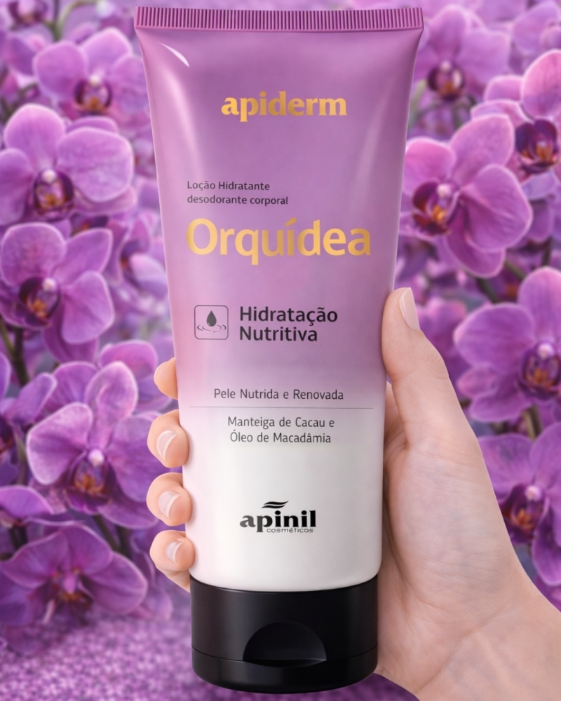 Loção Hidratante Apiderm Orquidea 190g - Apinil