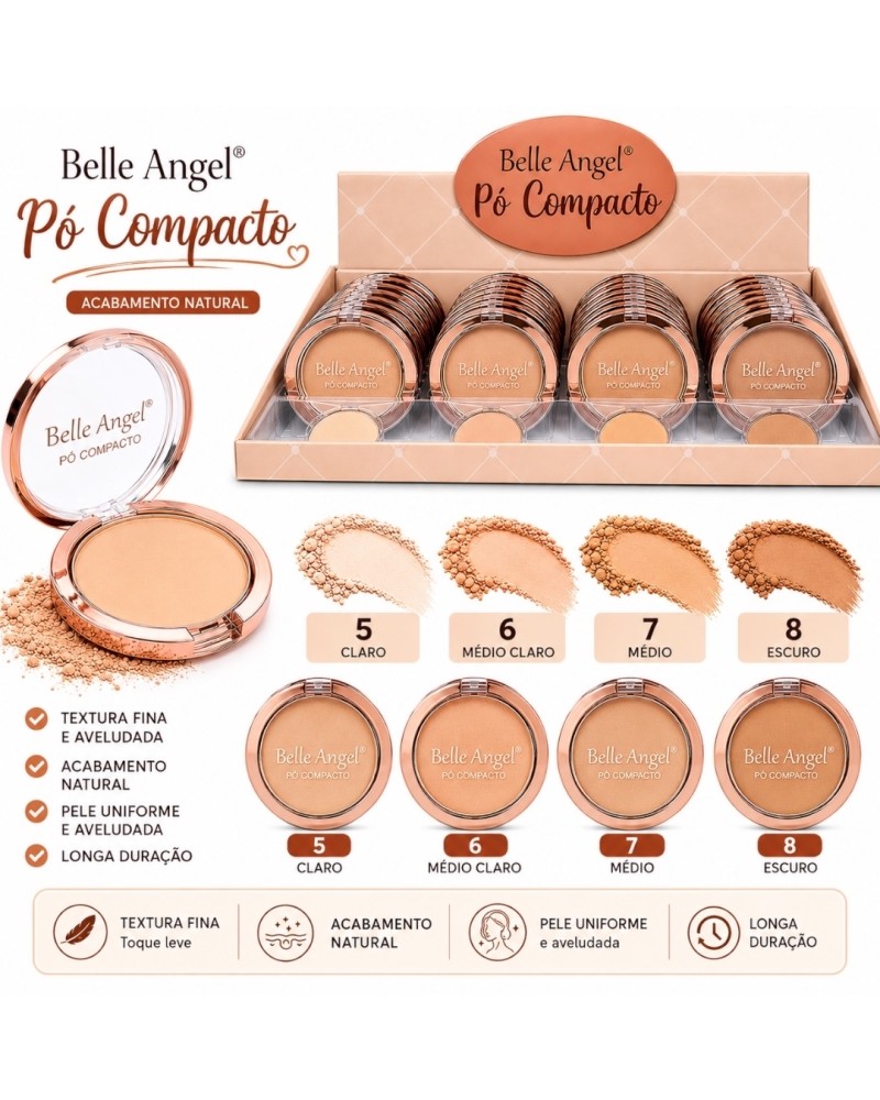 Pó Compacto Belle Angel