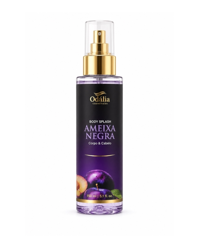 Body Splash Corpo & Cabelo Ameixa Negra 150ml - Odália