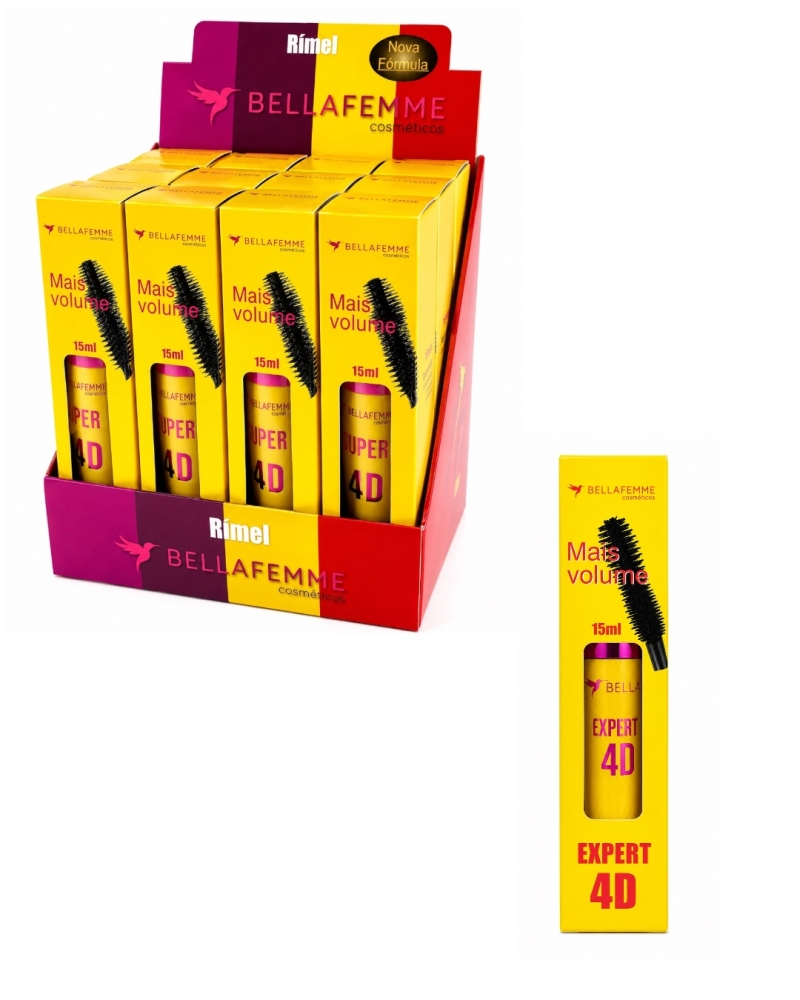 Rímel Mais Volume 15ml - Bella Femme