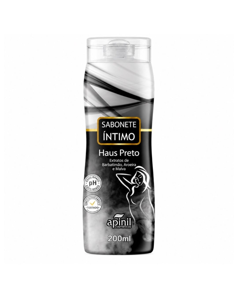 Sabonete Íntimo Haus Preto 200ml - Apinil