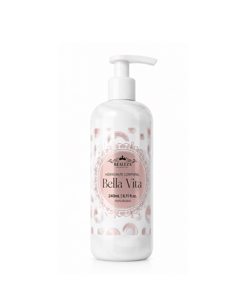 Hidratante Corporal Bella Vita Realeza 240ml – Hidratação Intensa e Pele Perfumada