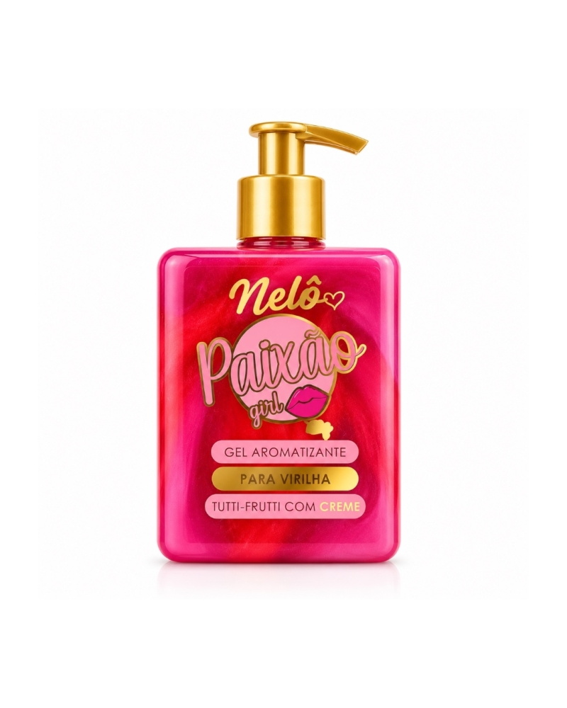 Gel Aromatizante para Virilha Tutti-Frutti com Creme 250g - Nelô