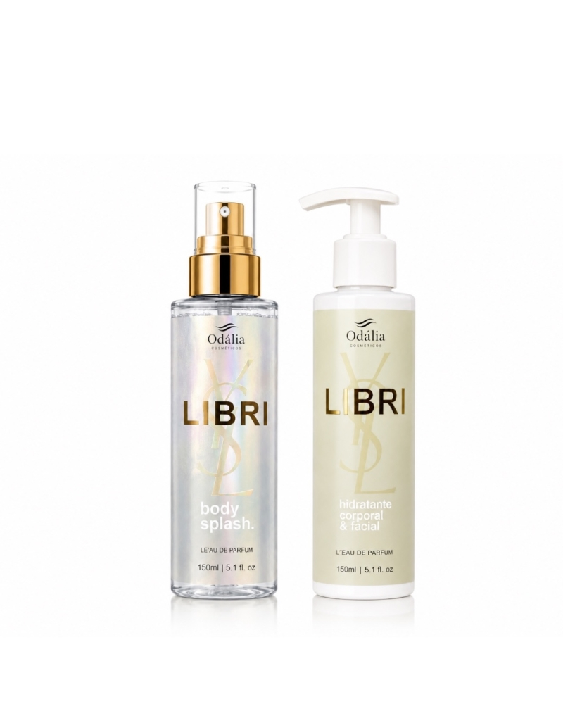 [KIT 2UND]Body Splash Libri + Hidratante Corporal e facial Libri 150ml - Odália