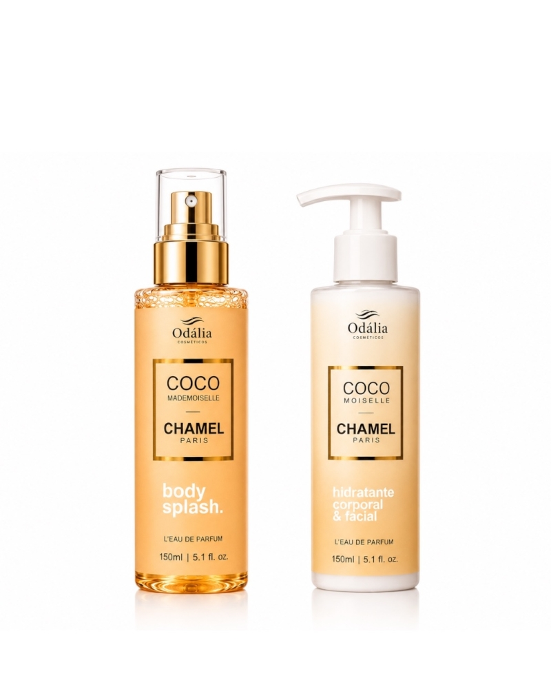 [KIT 2UND]Body Splash Coco Mademoiselle + Hidratante Corporal e facial Coco Moiselle 150ml - Odália