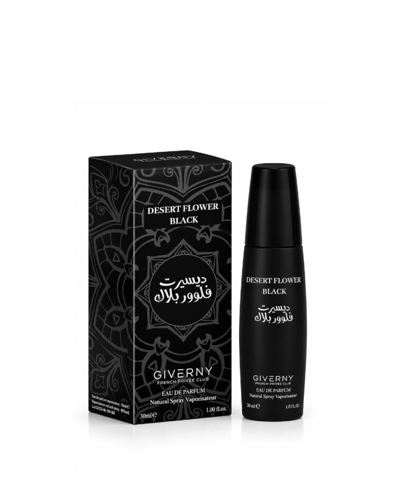 Perfume Árabe Desert Flower Black EDP 30ml -Giverny