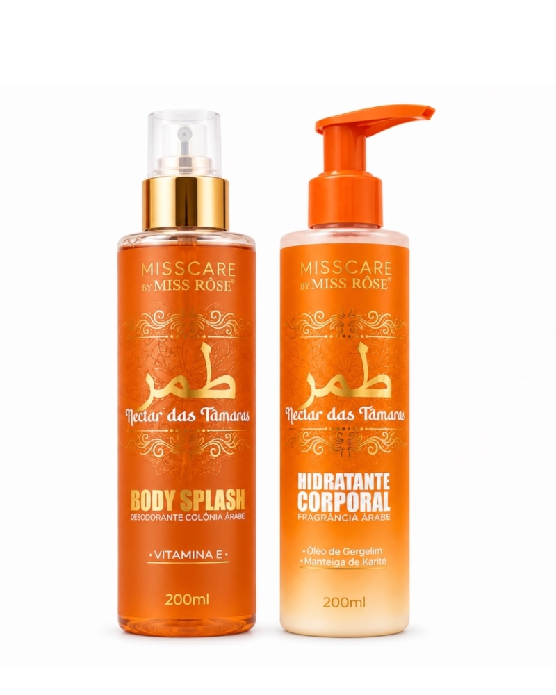 {KIT 2UND} Nectar Das Thâmaras Body Splash 200ml + Hidratante Corporal 200ml - MissRôse