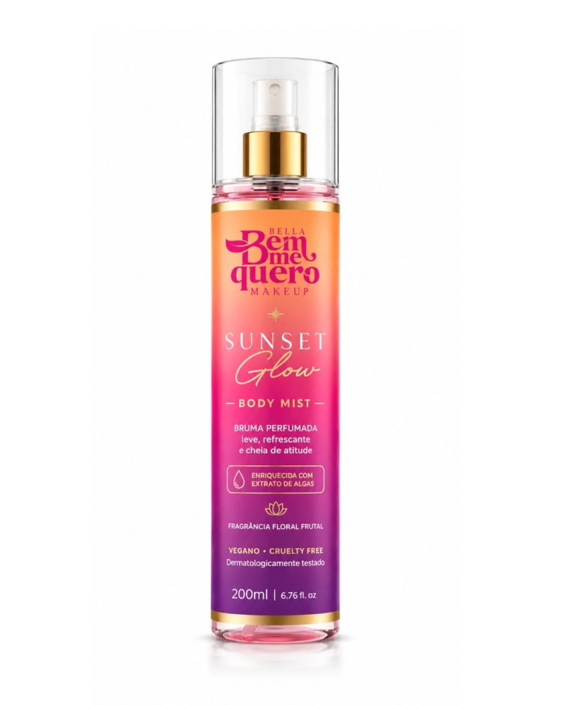 Body Splash Sunset Glow 200ml - Bem Me Quero