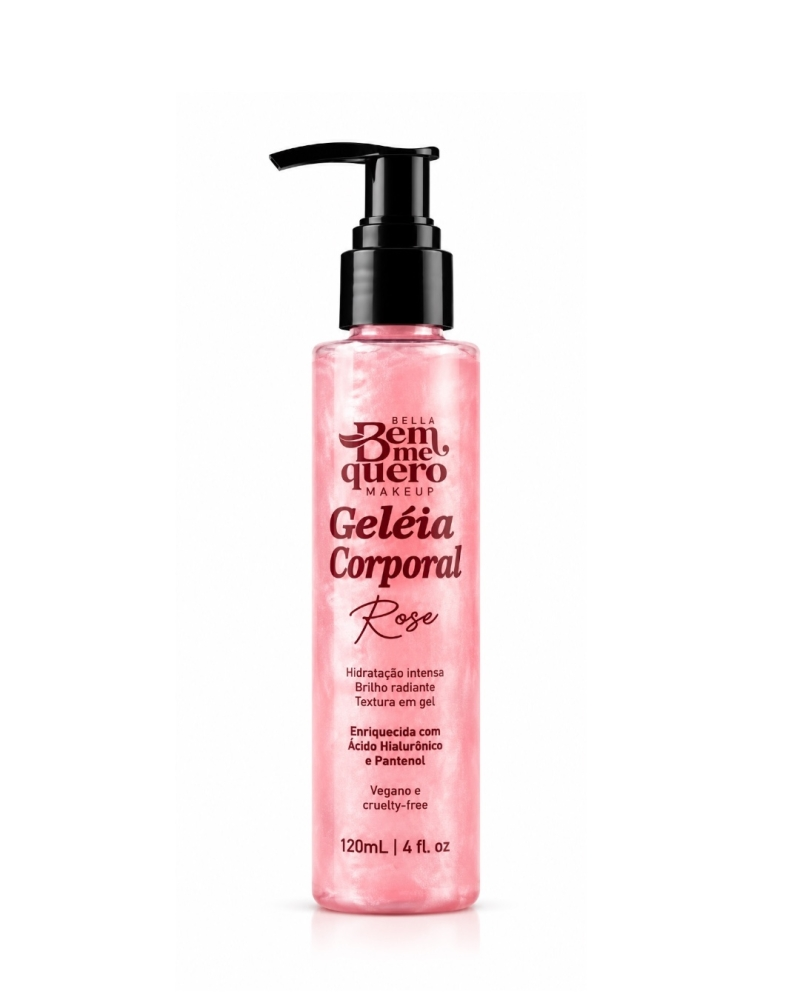 Geléia Corporal Rose 120ml - Bem Me Quero