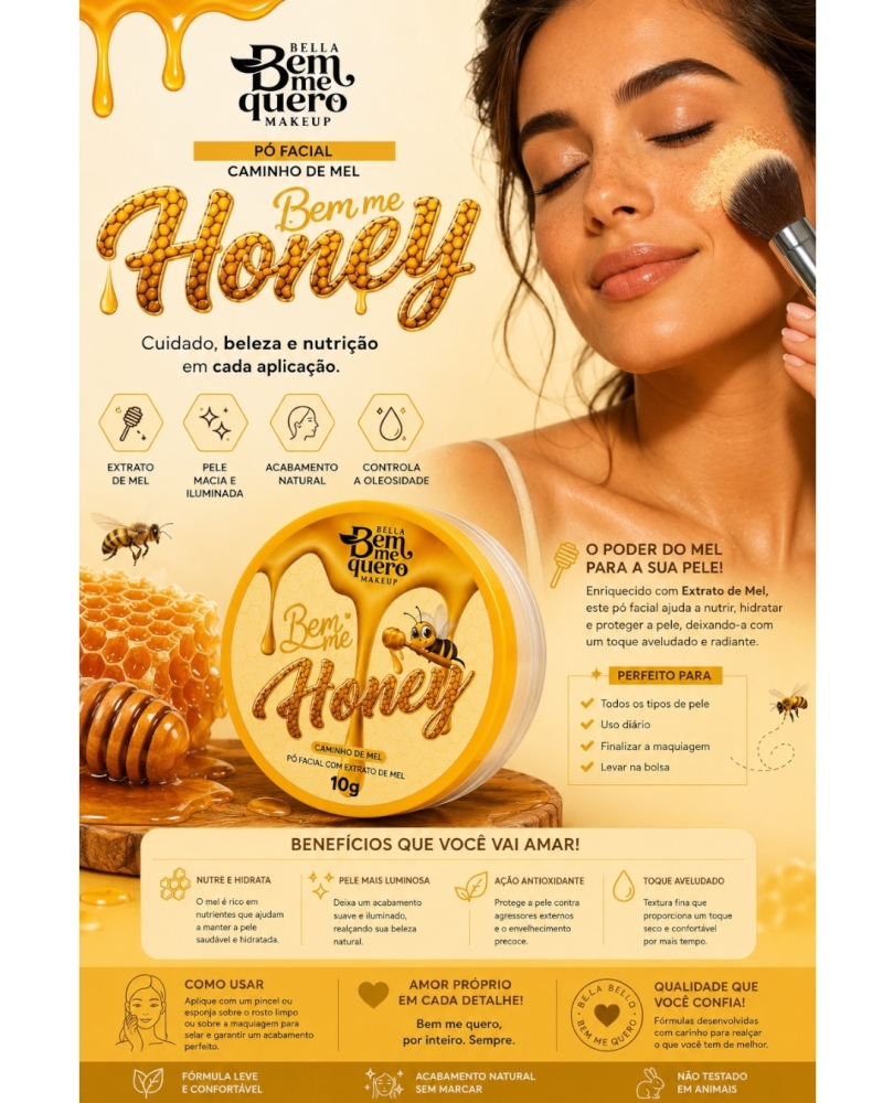 Pó Banana Bem Me Honey Caminho de Mel 10g - Bem Me Quero - Imagem 2