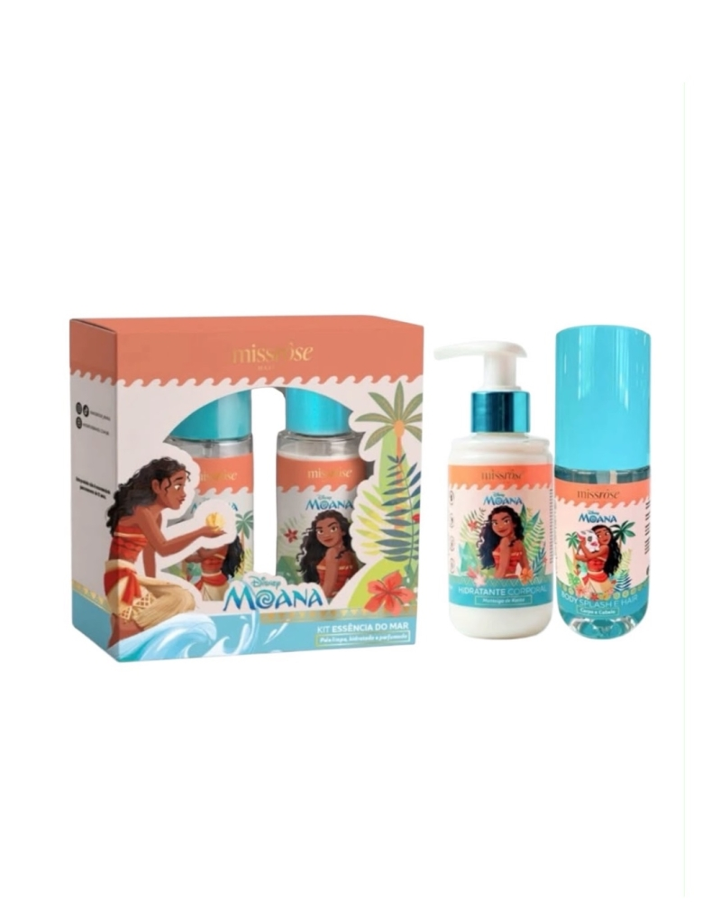 Kit Moana Essência do Mar com Body Splash 120ml + Hidratante Corporal 120ml - MissRôse