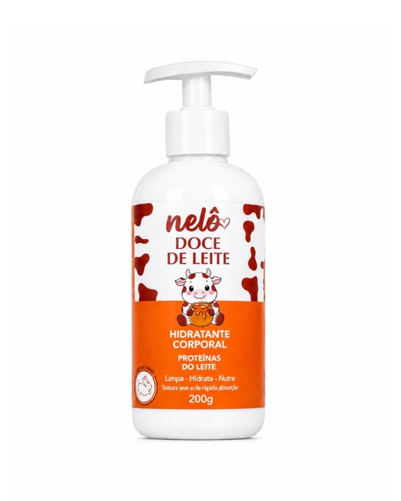 Hidratante Corporal Nelô Doce de Leite 200g – Hidratação e Maciez para a Pele