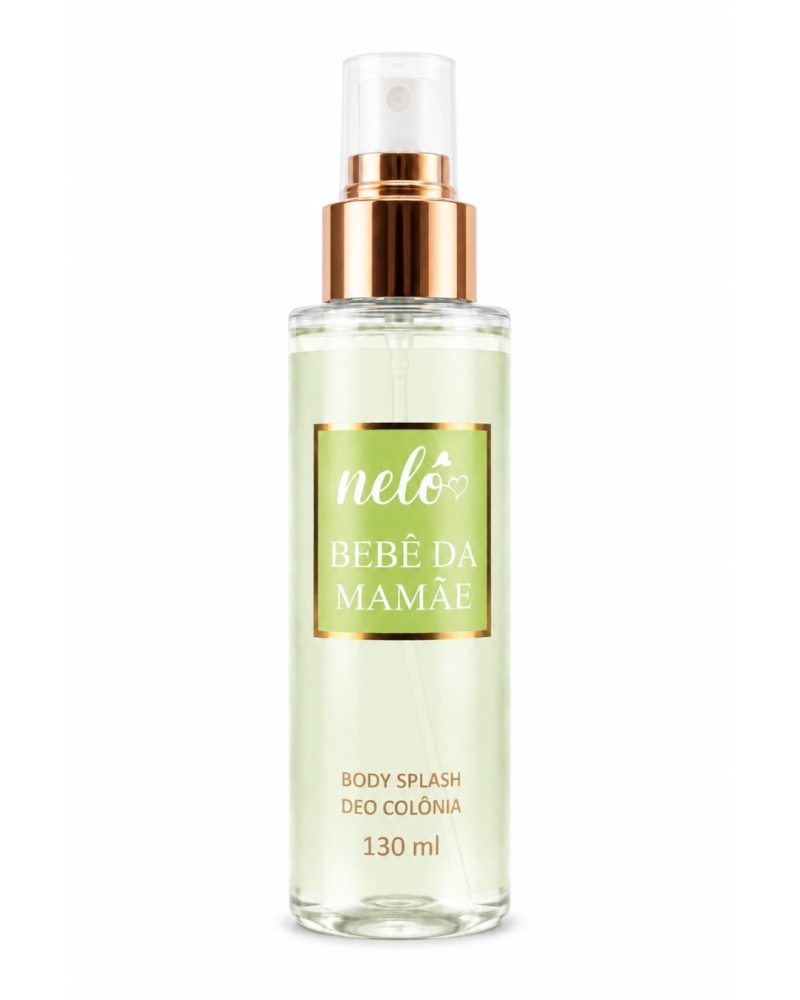 Body Splash Nelô Bebê da Mamãe 130ml – Fragrância Delicada e Refrescante