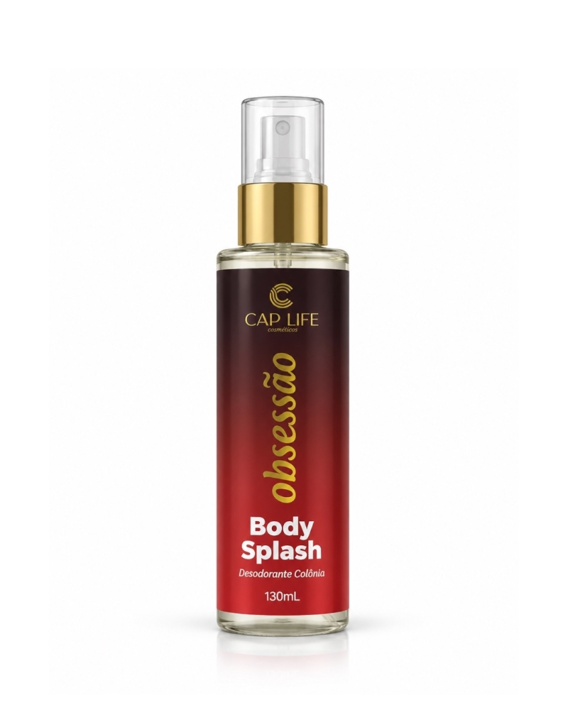 Body Splash Obsessão Cap Life 130ml – Fragrância Refrescante