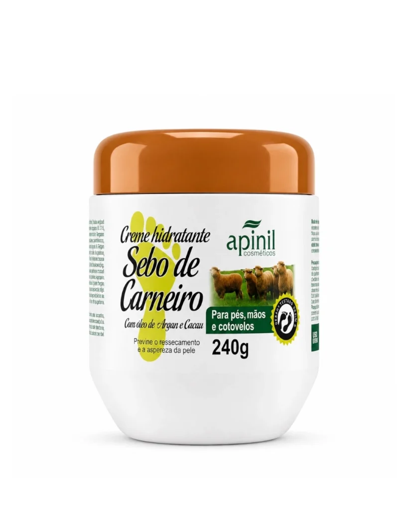 Creme Hidratante Sebo de Carneiro 240g - Apinil