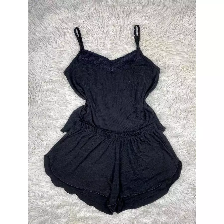 Baby Doll Feminino Canelado com Renda – Short Doll para Dormir - Imagem 6