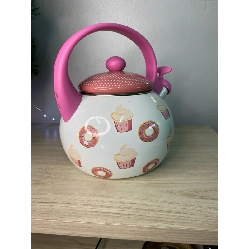 CHALEIRA ESMALTADA CAKE & DONUTS OFERTA - Imagem 3