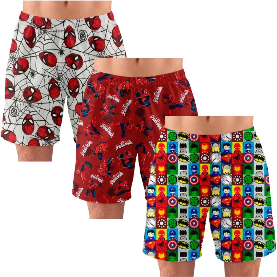 Kit 2 Pijamas Masculino Samba Canção Short Para Dormir - Imagem 3