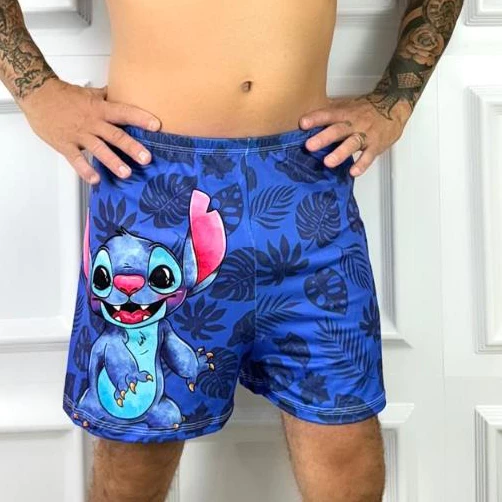 Samba Canção Masculino Suede Estampado – Pijama Adulto - Imagem 5