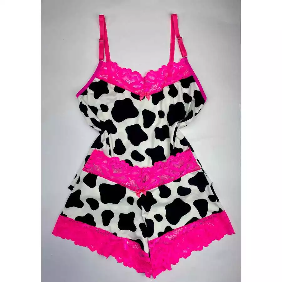 Baby Doll Baby Doll Feminino Animal Print