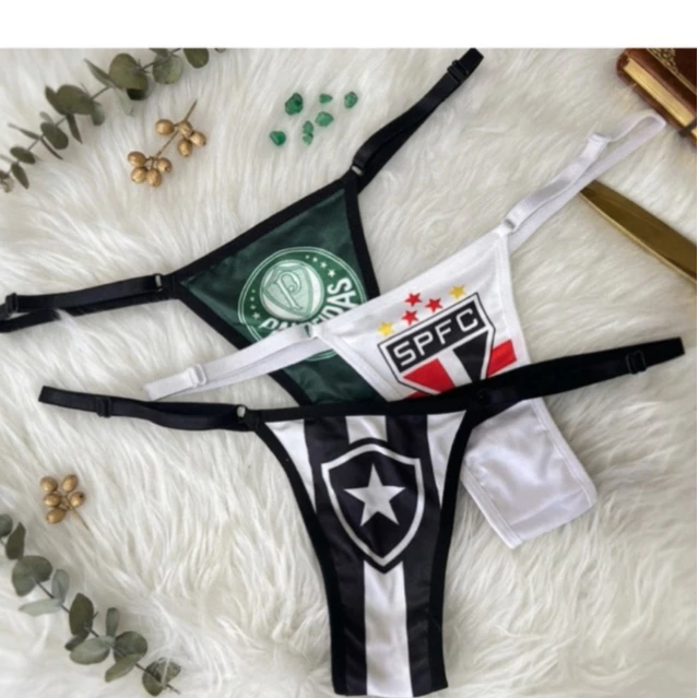 ⚽🔥 KIT 3 CALCINHAS – TIMES DE FUTEBOL 🔥⚽ - Imagem 2