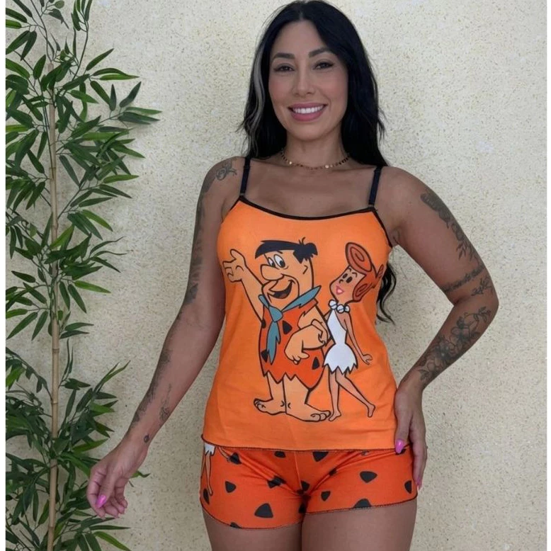 SHORT DOLL FEMININO – REGATA + SHORTINHO 💕 - Imagem 4