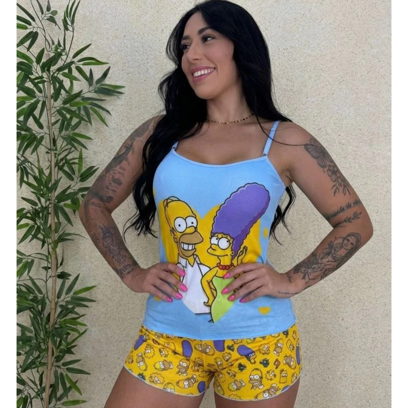 SHORT DOLL FEMININO – REGATA + SHORTINHO 💕 - Imagem 2