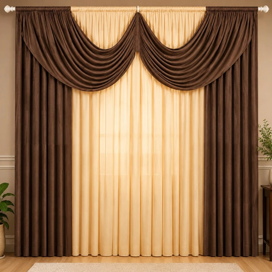 Cortina Paris para Sala ou Quarto – 2, 3 e 4 Metros